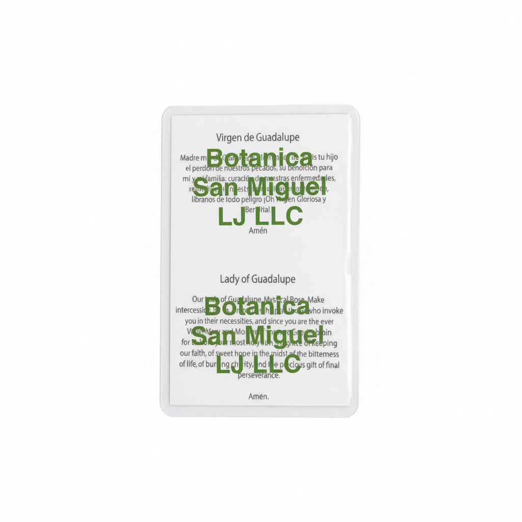 Guadalupe Prayer Card