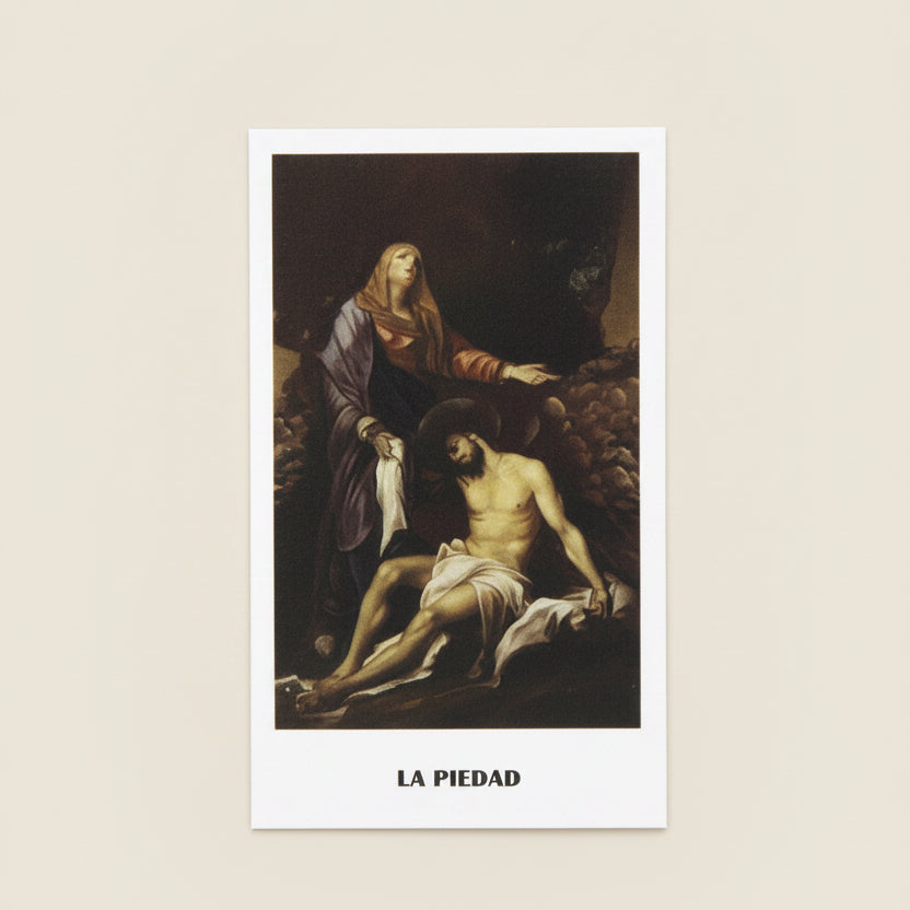 La Piedad Tarjeta De Oración