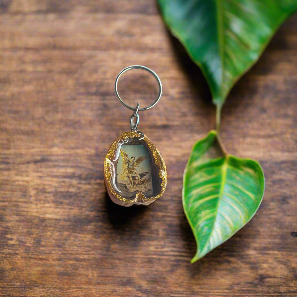 St. Michael Keychain/San Miguel Llavero