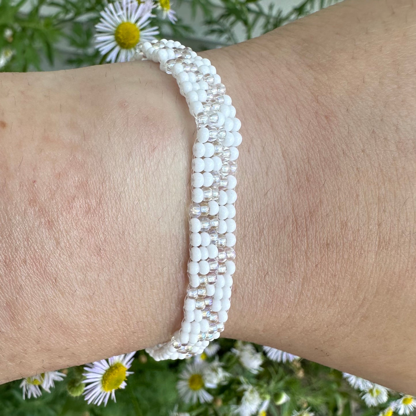 Orisha Obatala Ilde White Stretchable Bracelet