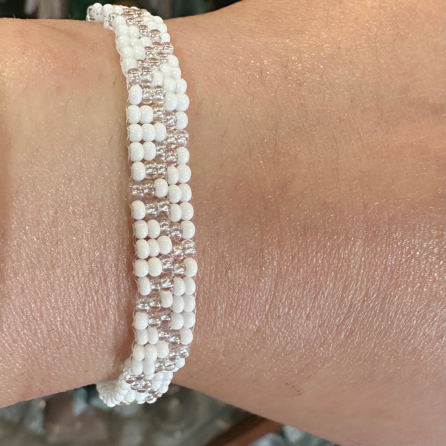 Orisha Obatala Ilde White Stretchable Bracelet