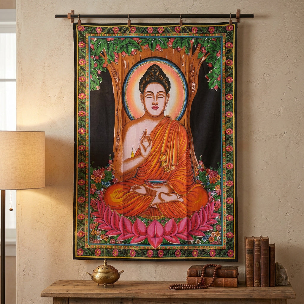 Buddha Tapestry | Wall Hanging 30x40"