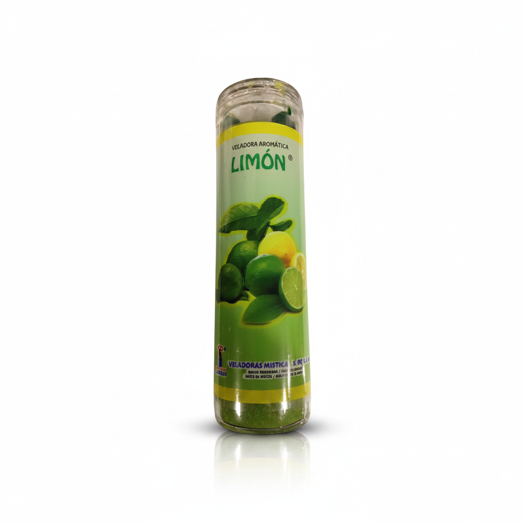 Lemon/Lime 7-Day Prepared Scented Green Candle