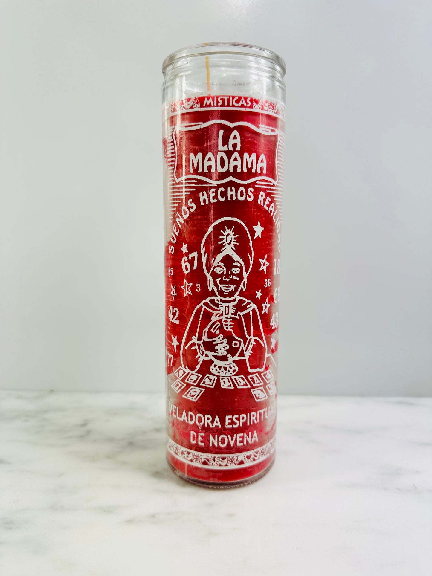 Fortune Teller Spiritual Candle/ La Madama Veladora Espiritual