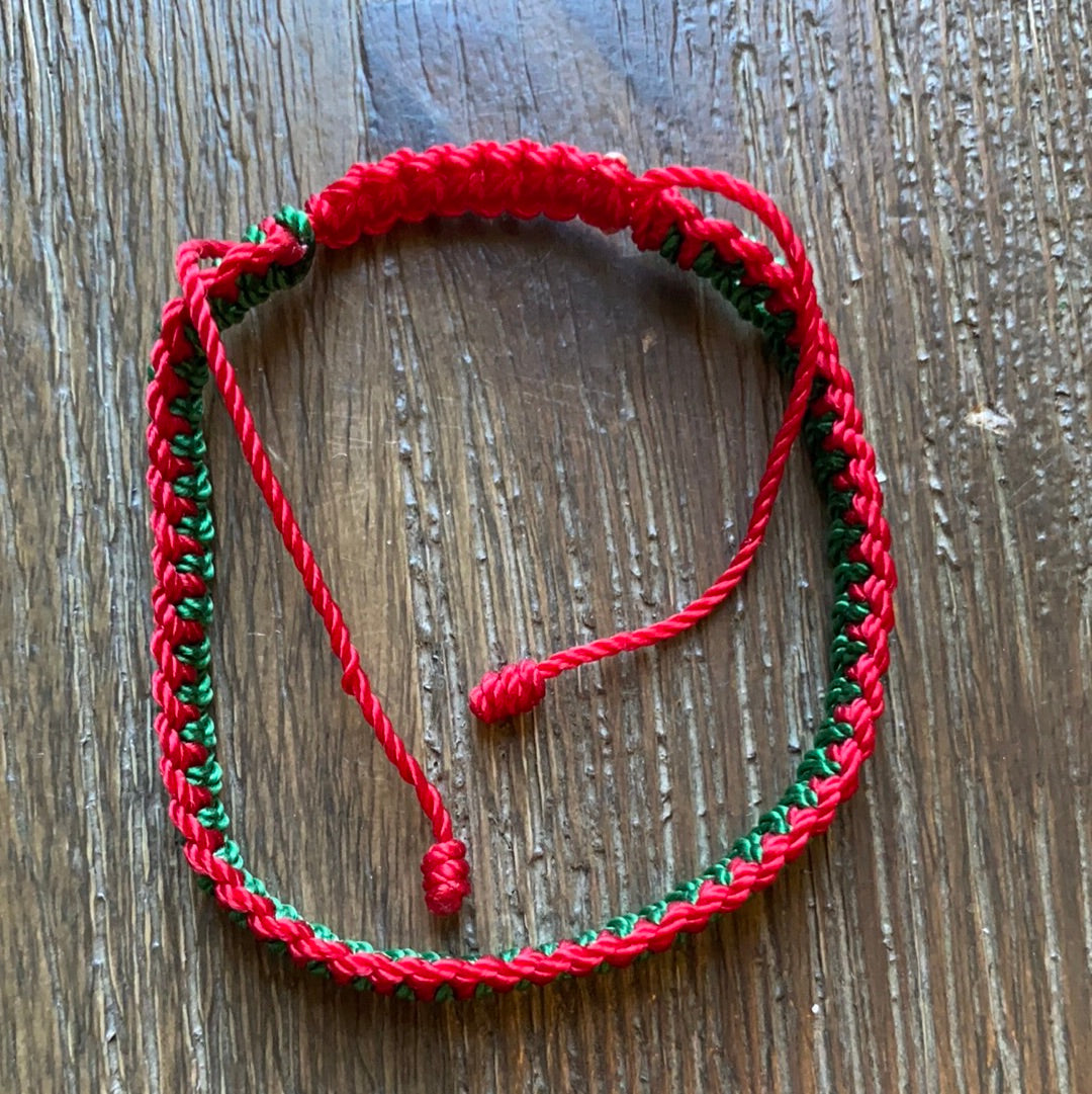 Red & Green Bracelet