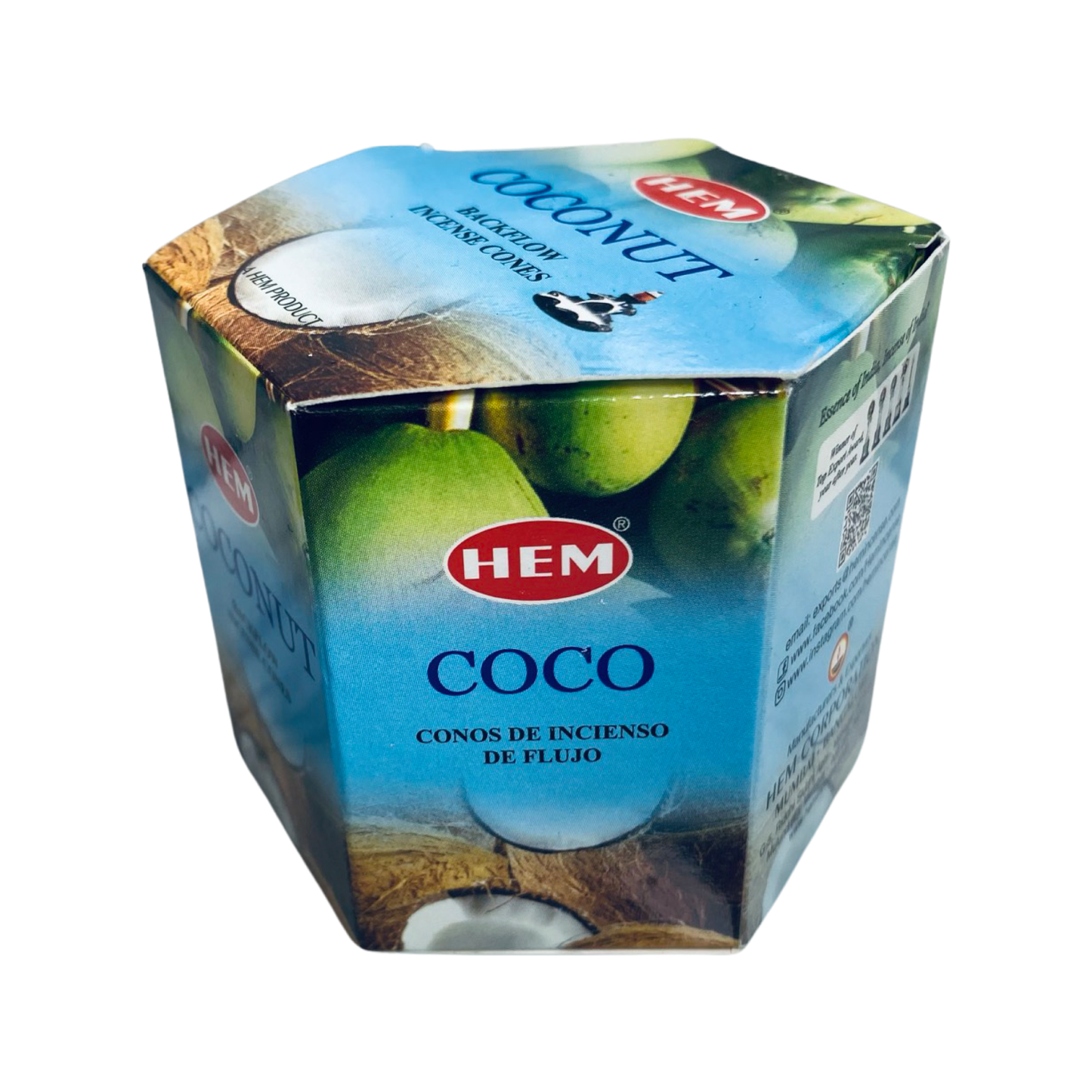 Coconut Backflow Incense Cones