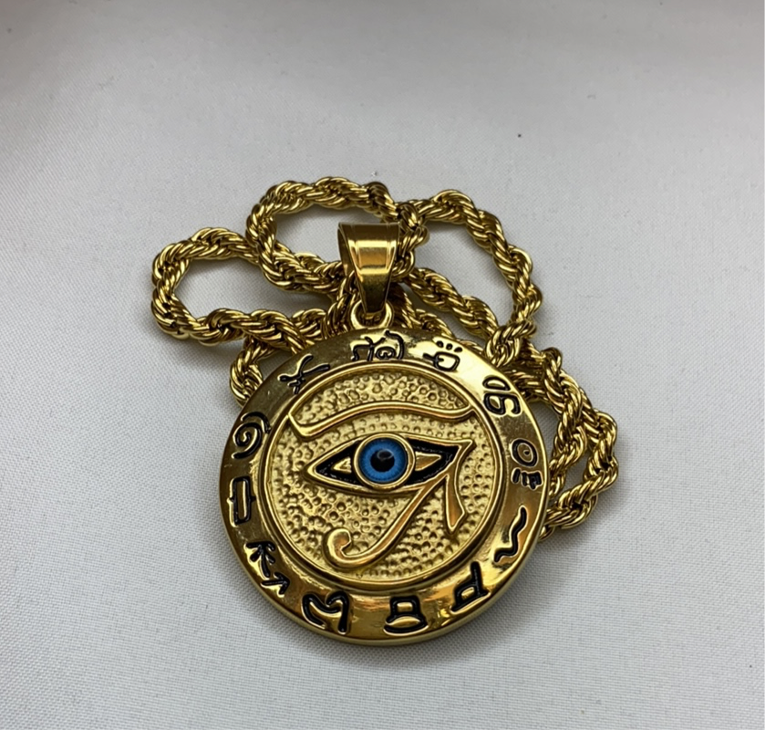 Eye Of Horus Stainless Steel Necklace