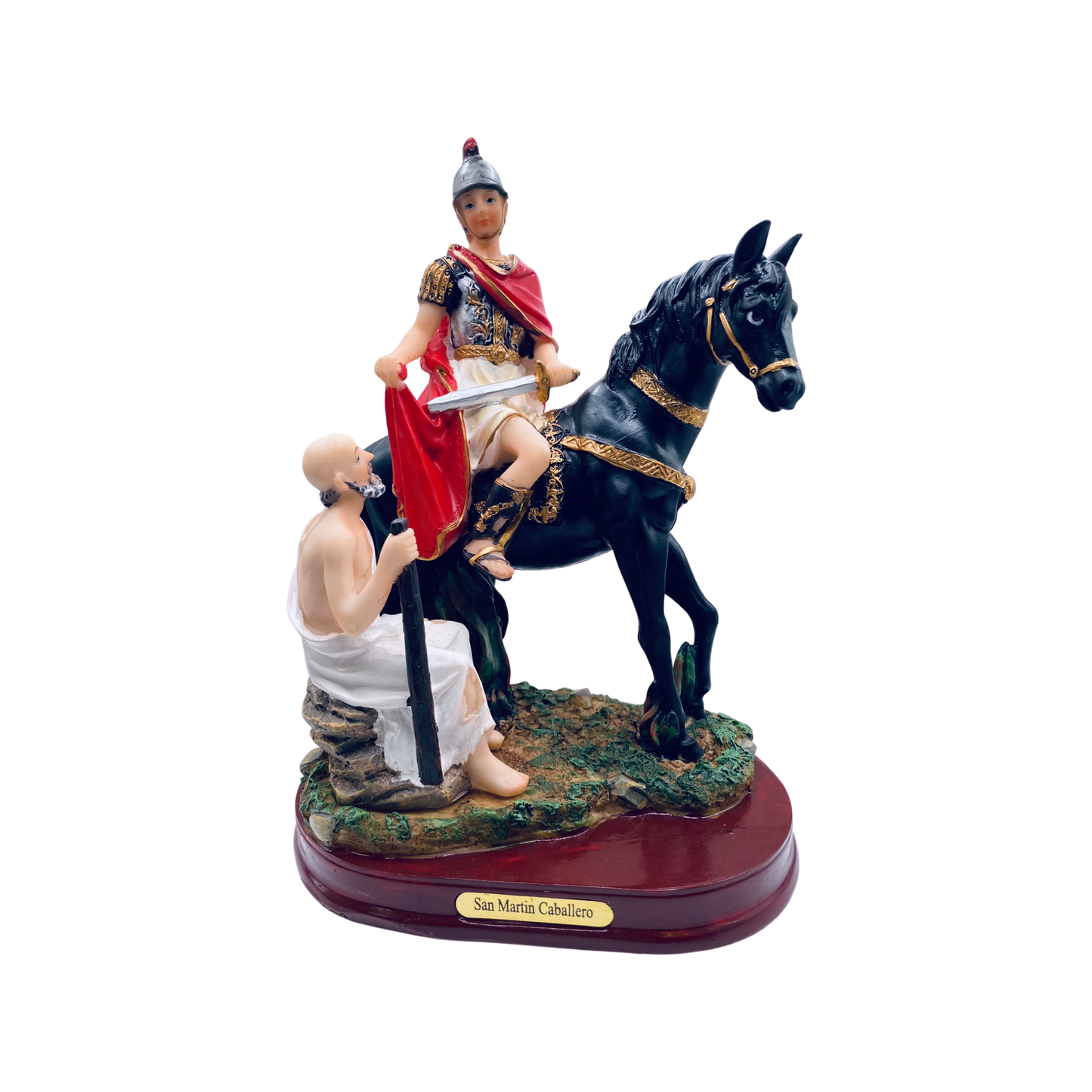 San Martín Caballero 8” Statue