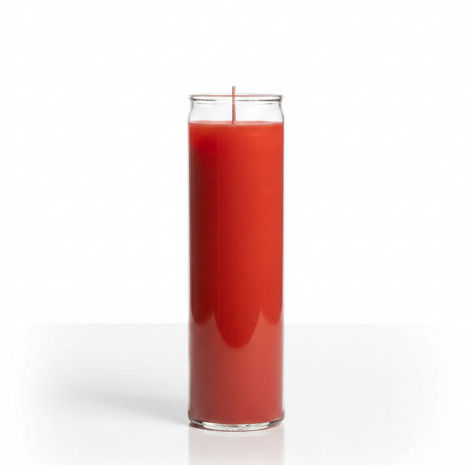 Plain 7 Day Orange Candle