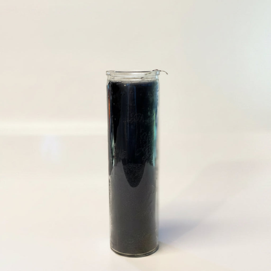 Plain 7 Day Black Candle