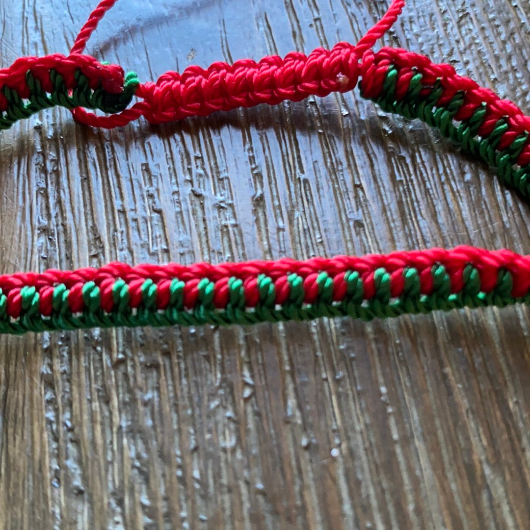 Red & Green Bracelet