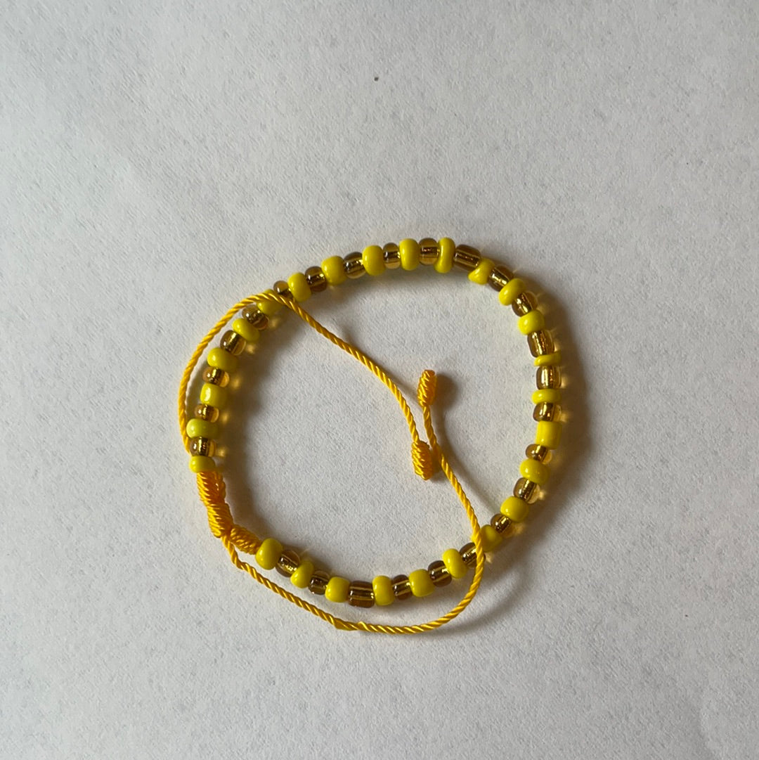 Yellow Beads Bracelet