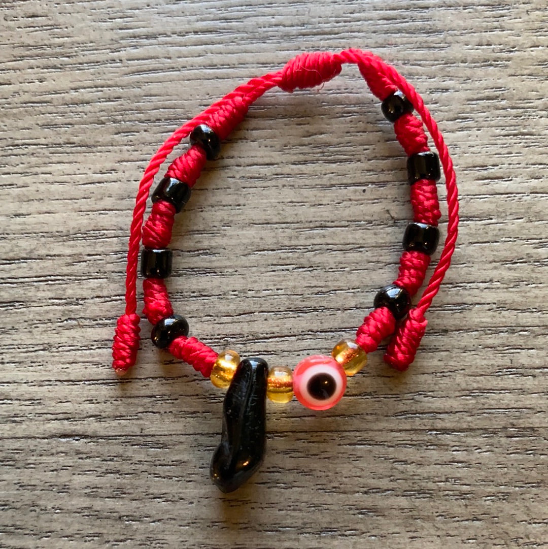 Baby Azabache Bracelet With Evil Eye