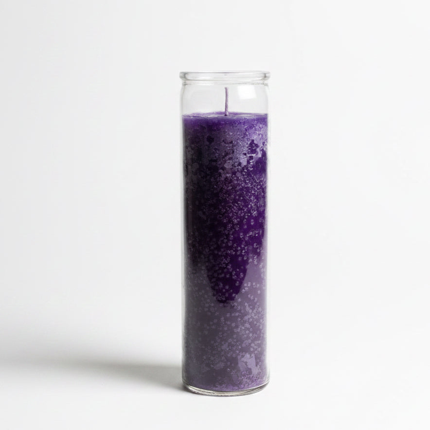 Plain 7 Day Purple Candle