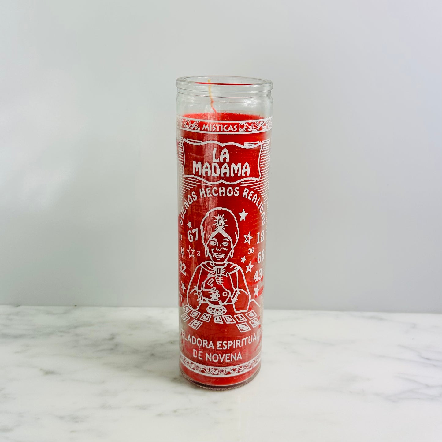 Fortune Teller Spiritual Candle/ La Madama Veladora Espiritual