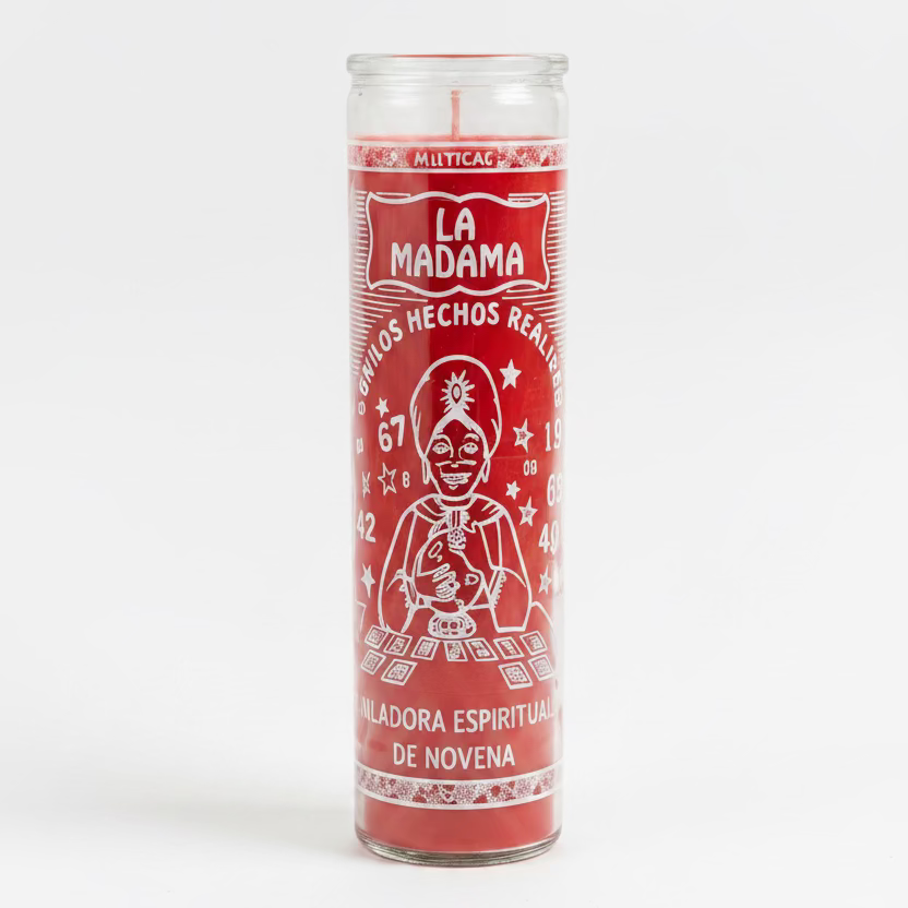 Fortune Teller Spiritual Candle/ La Madama Veladora Espiritual