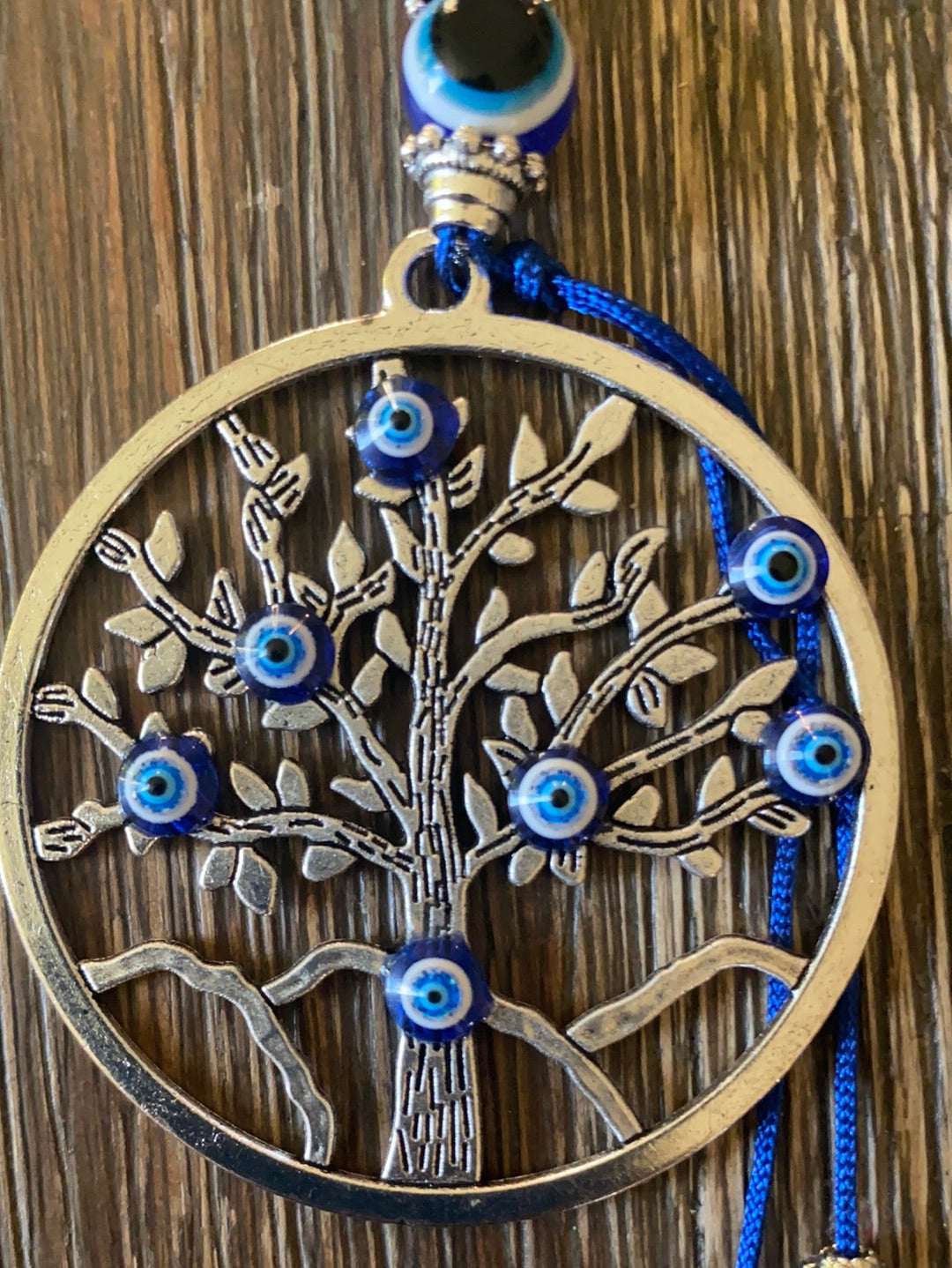 Tree of Life Evil Eye Keychain