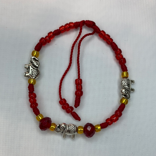 Good Luck Bracelet With Elephant Charms