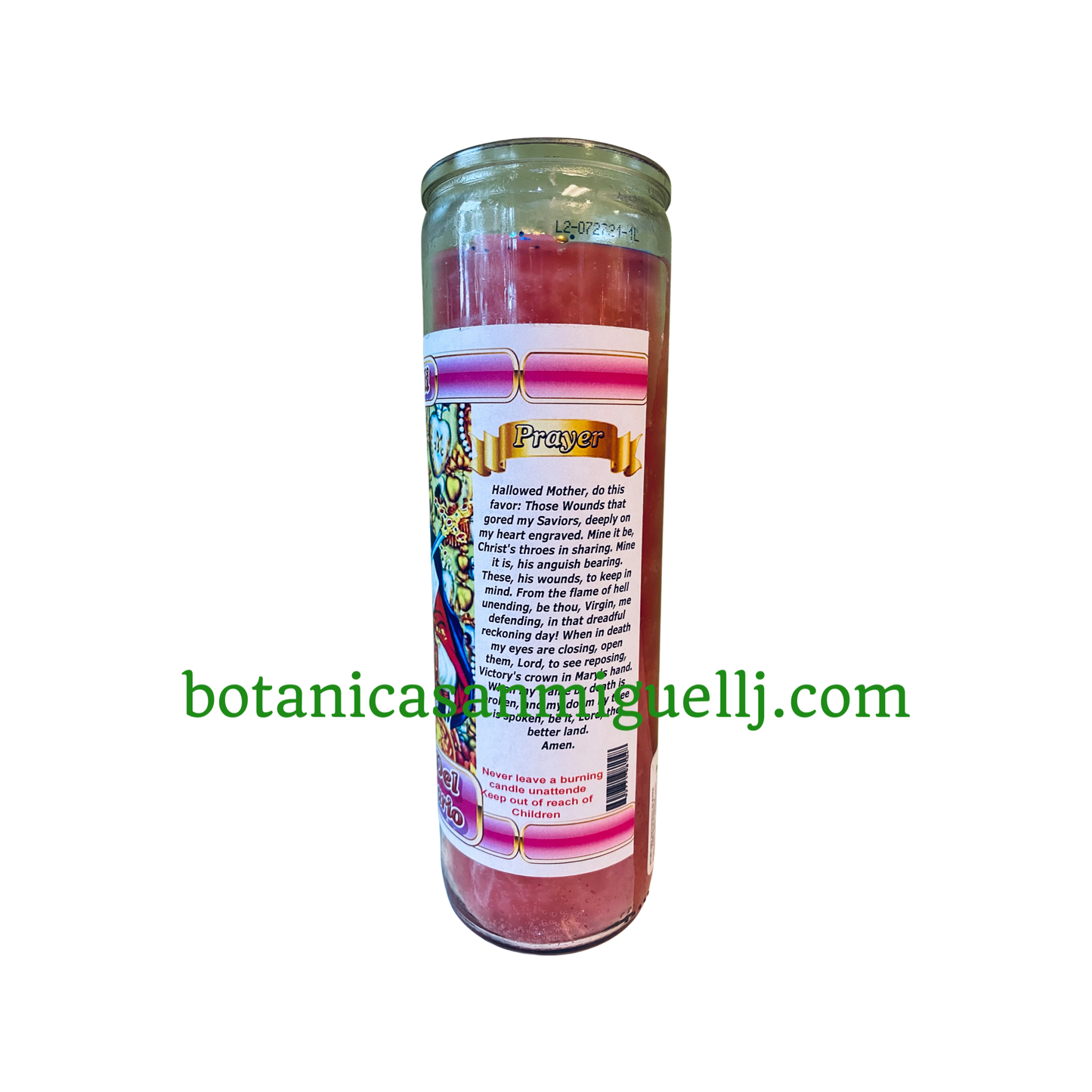 La Dolorosa/Metricili 7 Day Candle
