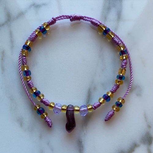 Purple Azabache Bracelet