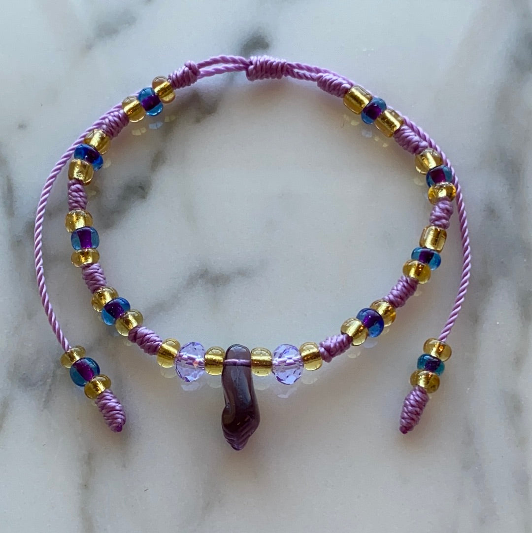 Purple Azabache Bracelet