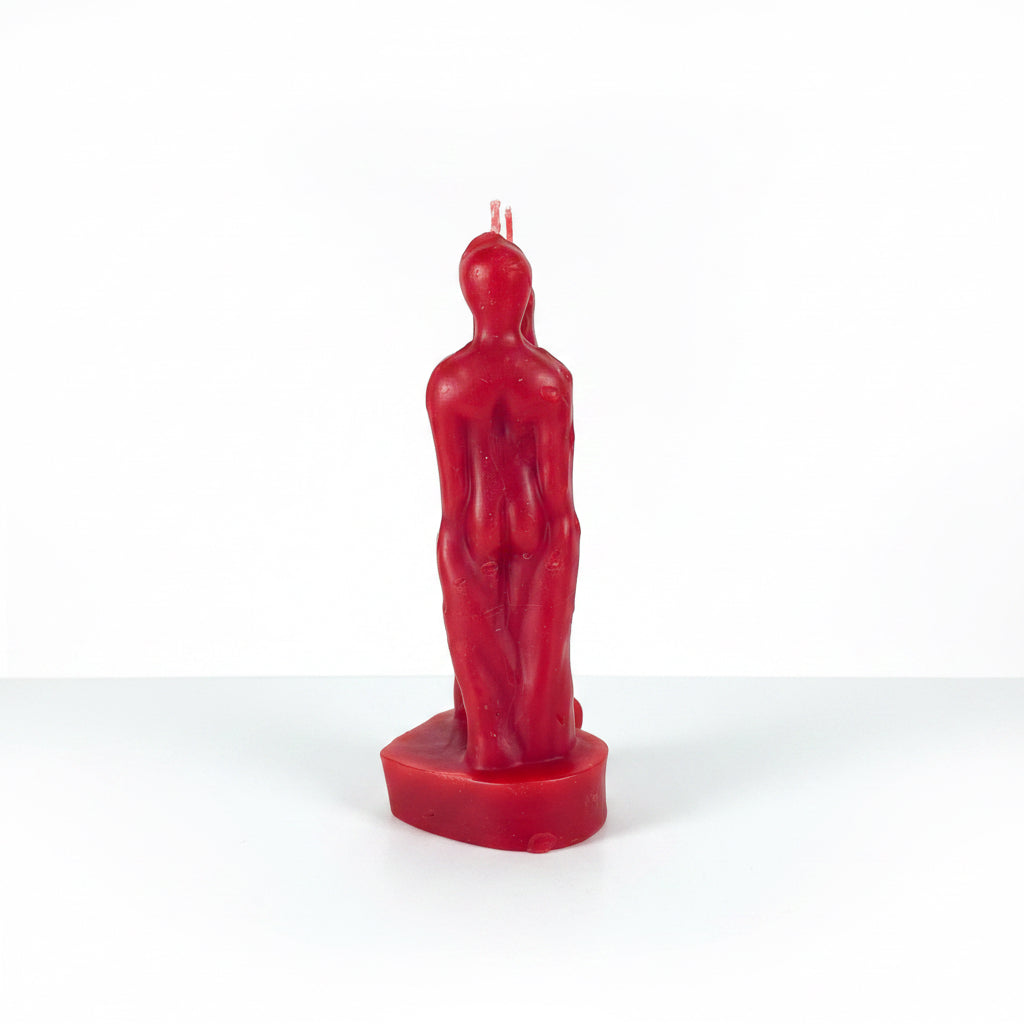 Vela para enamorados roja / Cara a cara