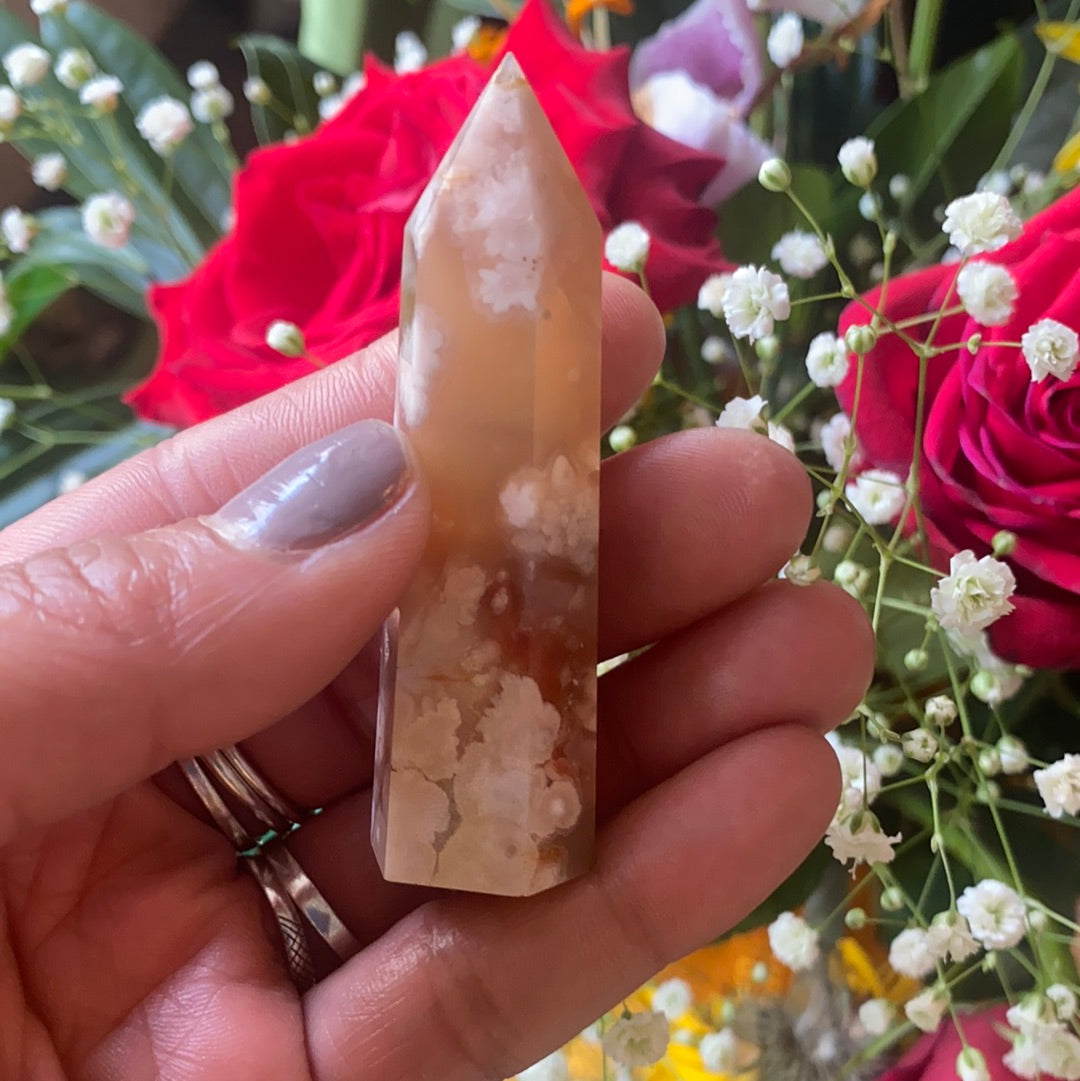 Flower Agate Point Tower