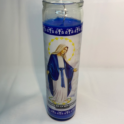 Miraculous Mother 7 Day Candle/ Virgen De La Milagrosa