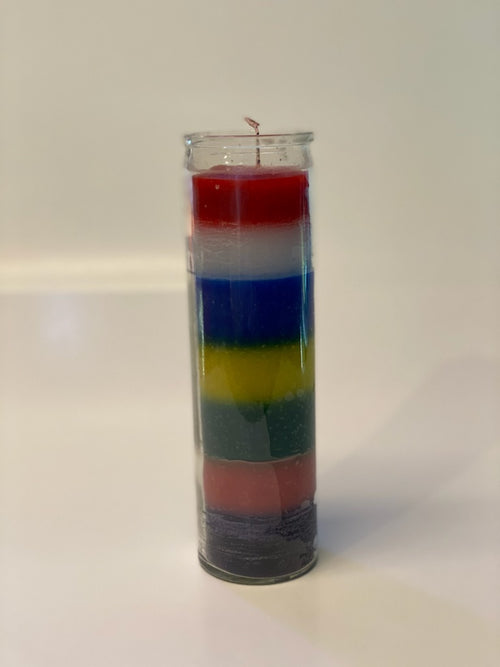 Plain 7 Day 7 Color Candle