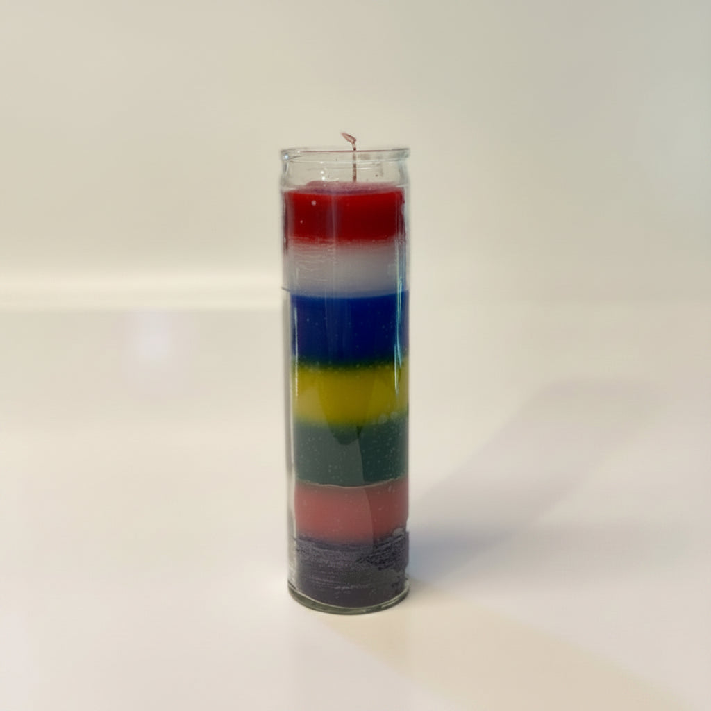 Plain 7 Day 7 Color Candle