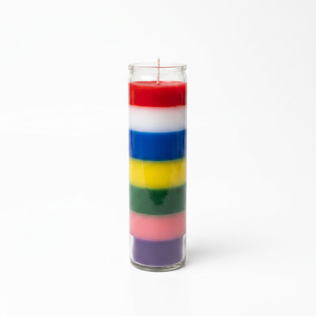 Plain 7 Day 7 Color Candle