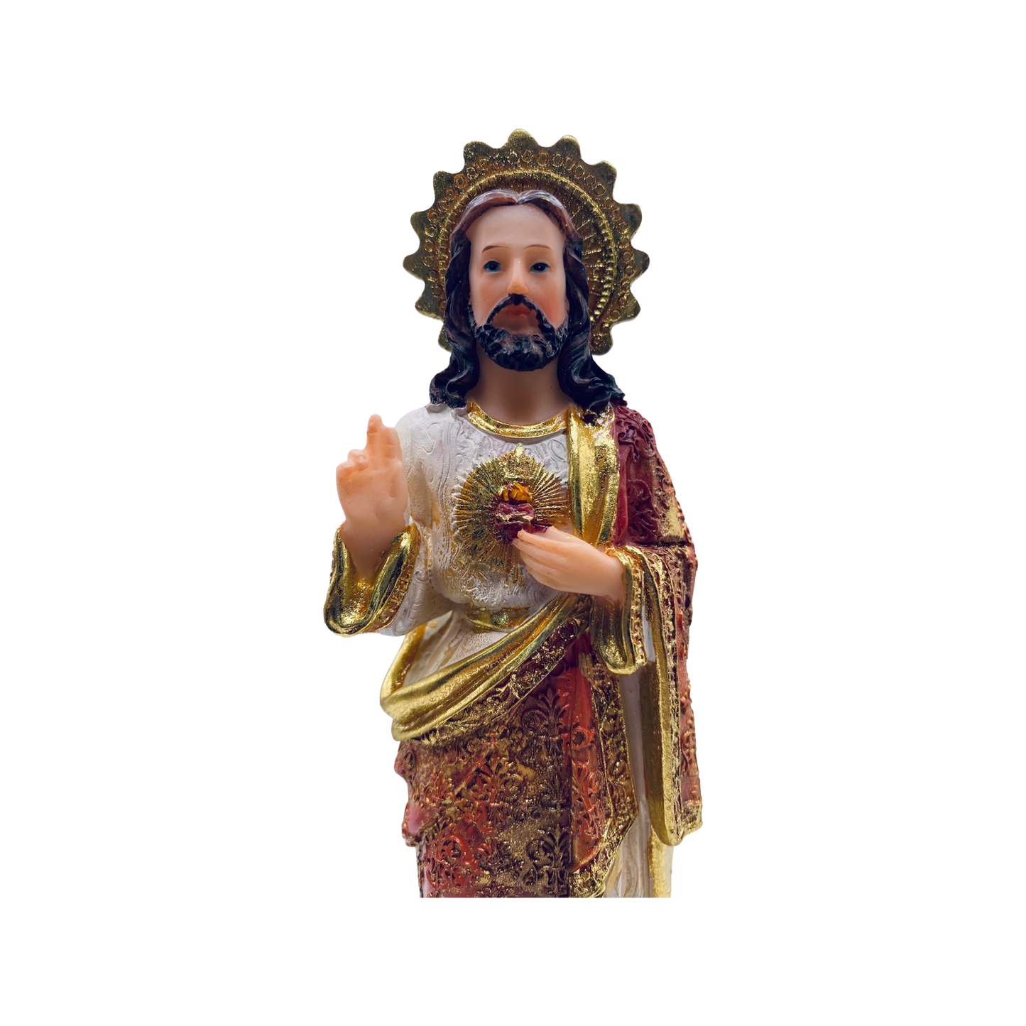 Sacred Heart Of Jesus 8” Statue/Sagrado Corazon De Jesus