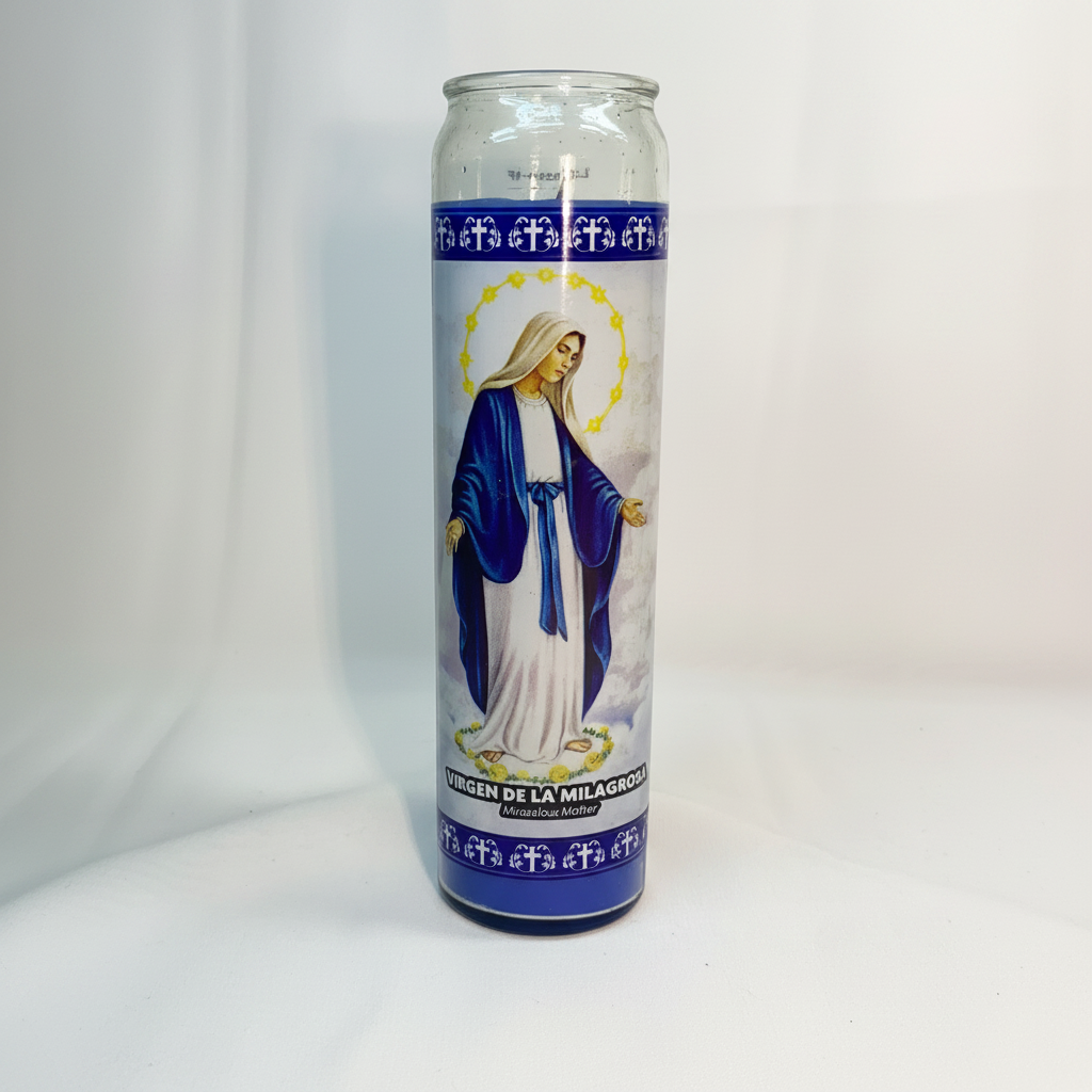 Miraculous Mother 7 Day Candle/ Virgen De La Milagrosa