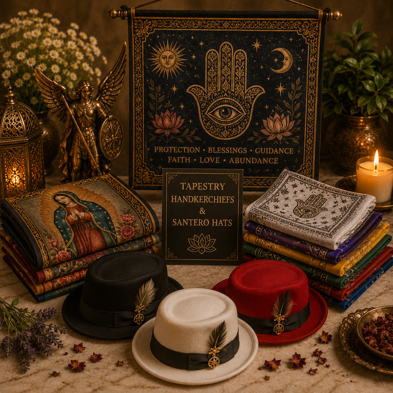 Tapestry & Handkerchief