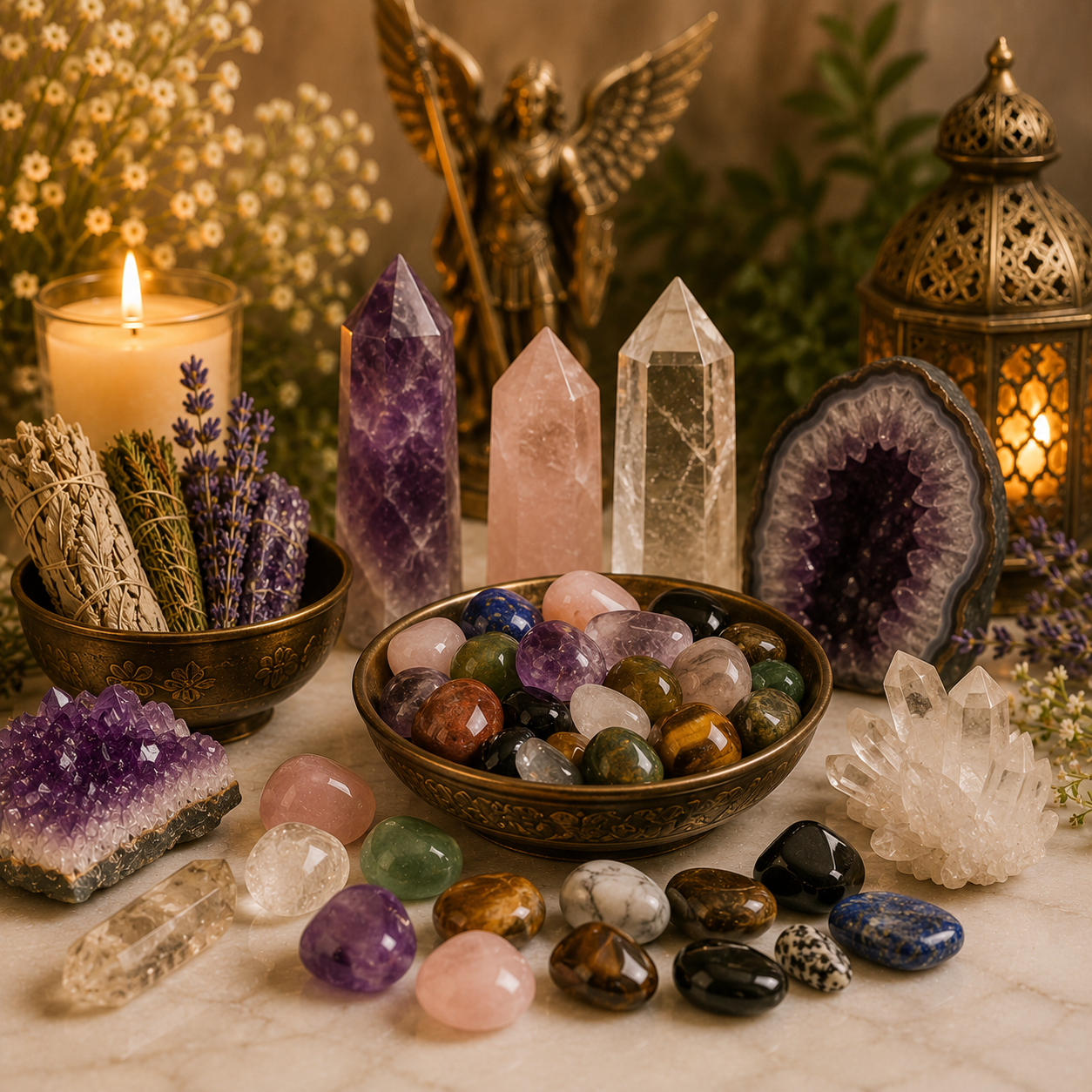 Crystals & Tumbled Stones