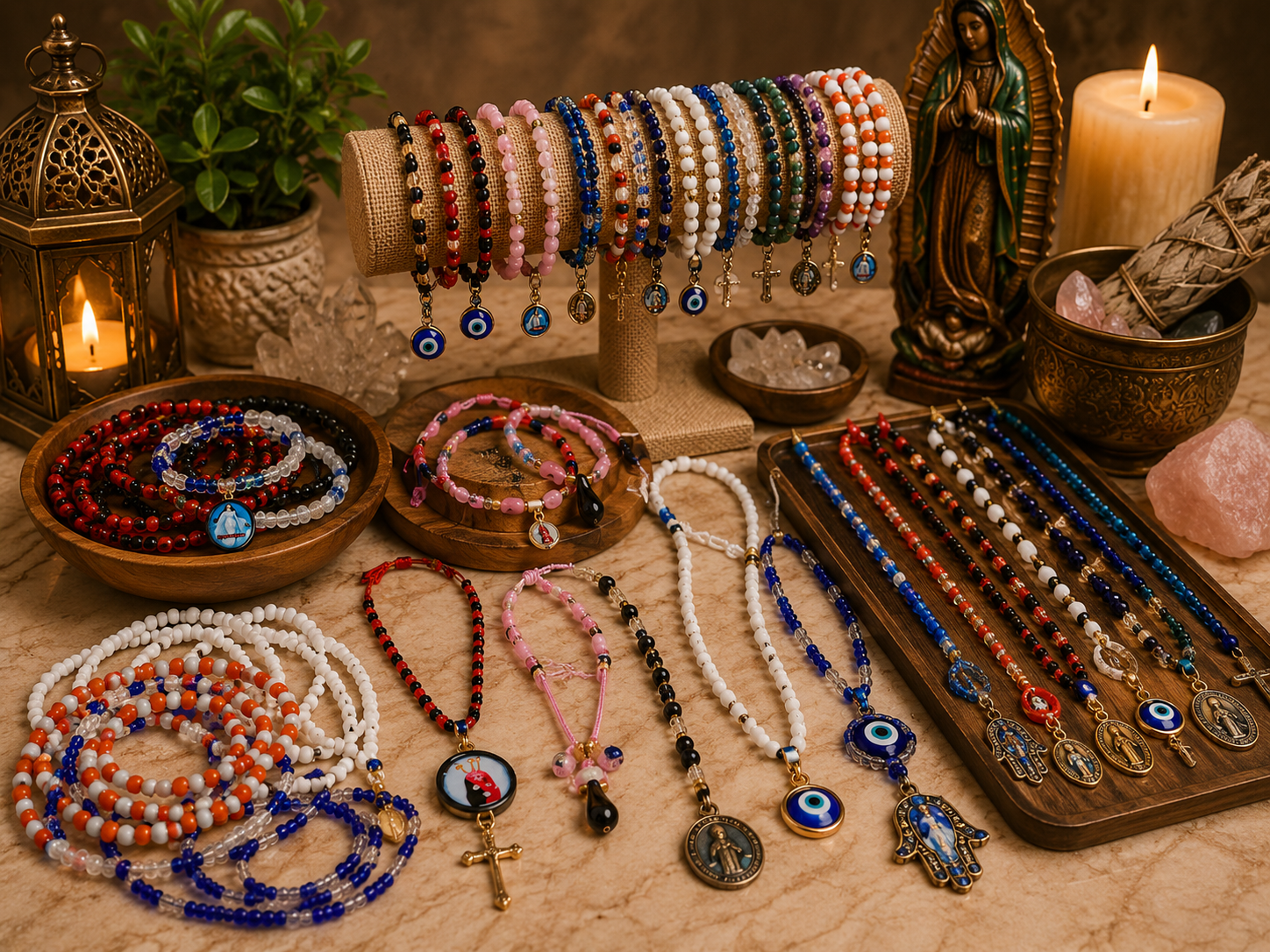 Beads, Bracelets, & Necklaces