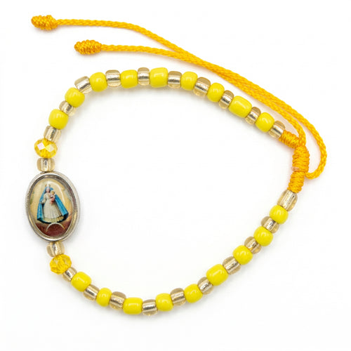 Our Lady of Charity Yellow Bracelet/Caridad Del Cobre Pulsera