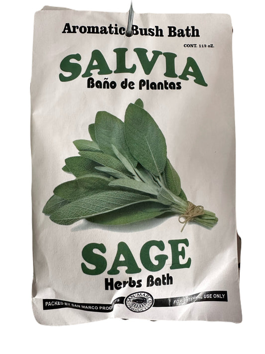 Sage Aromatic Herb Bath | Salvia Baño De Plantas