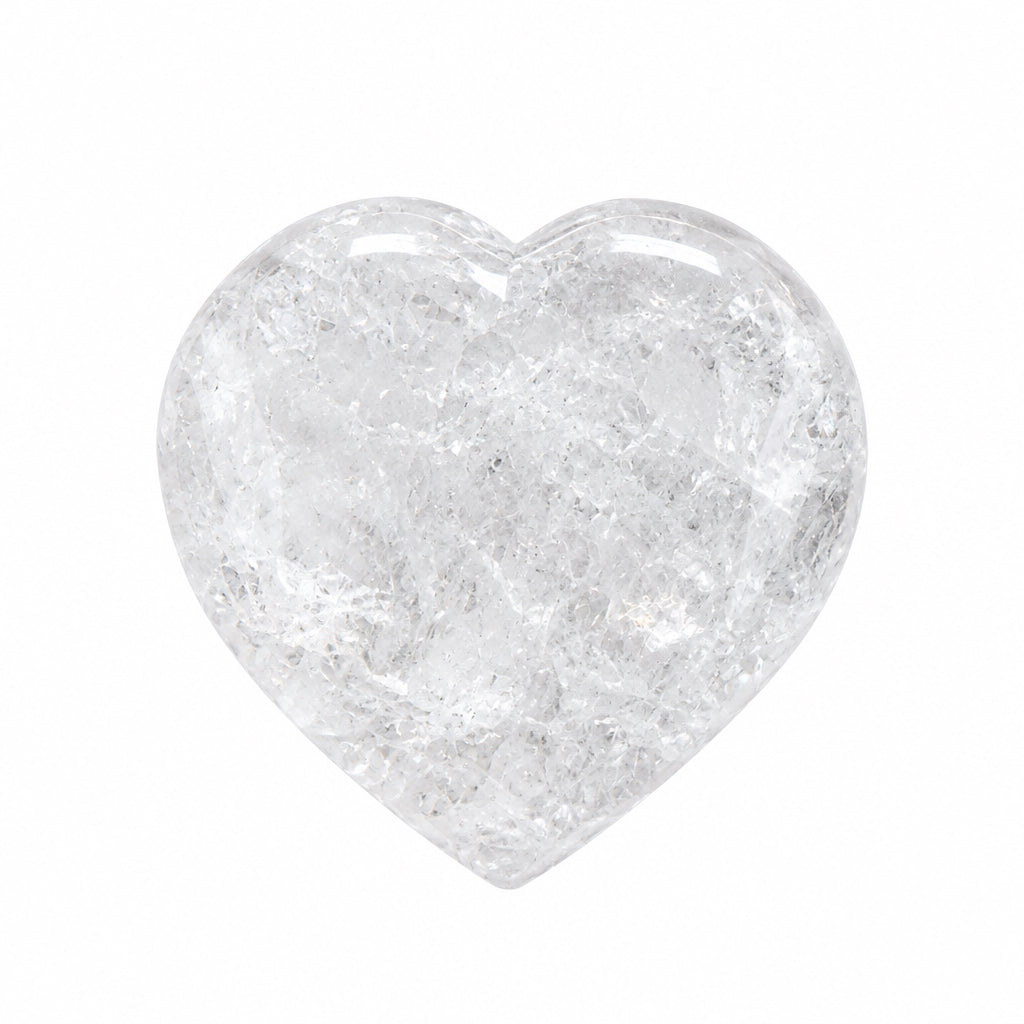 Crystal Quartz Heart Shape