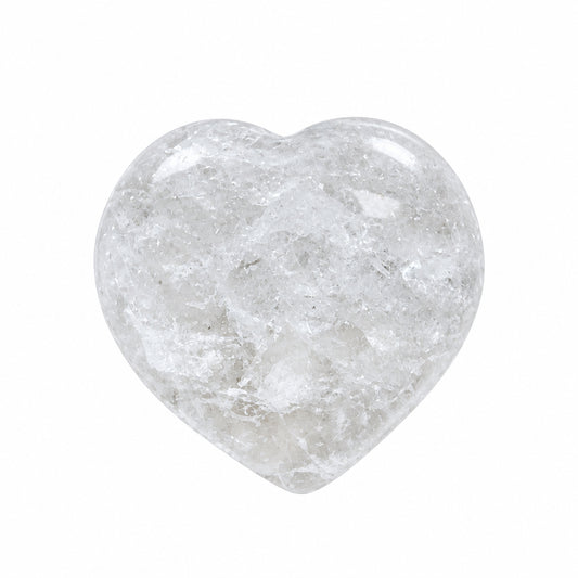 Crystal Quartz Heart Shape