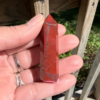 Red Jasper Crystal Point