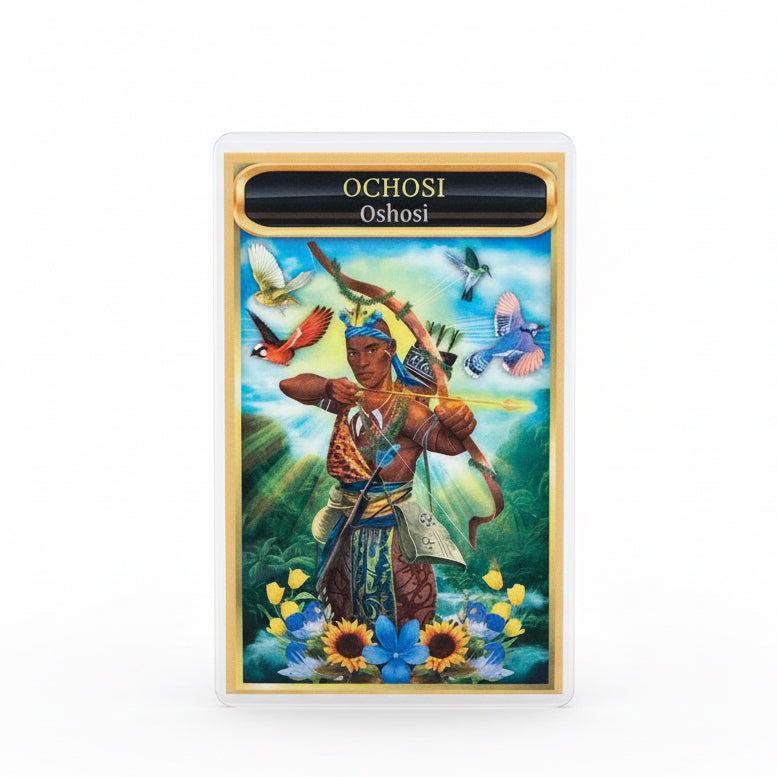 Ochosi Orisha Prayer Card