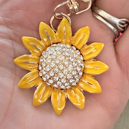 Sunflower Keychain | Symbol of Oshun | Love | Abundance | Happiness