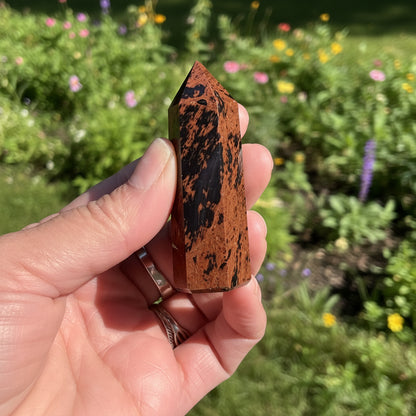 Mahogany Obsidian Crystal Point