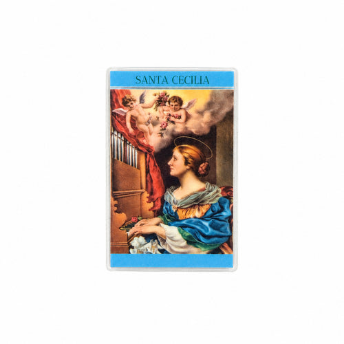 Santa Cecilia Prayer Card
