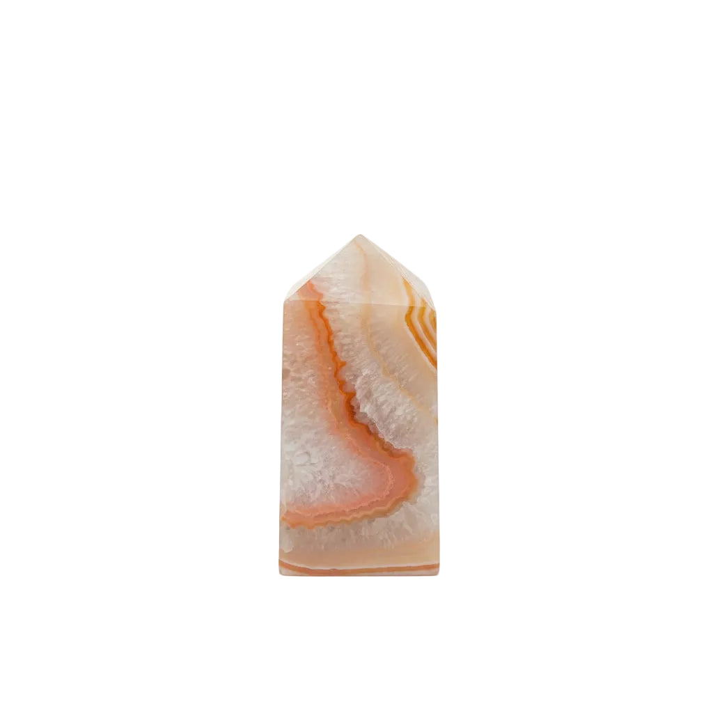 Orange Agate Crystal Tower