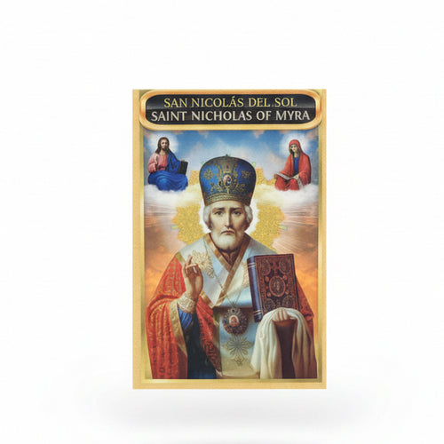 Saint Nicholas Of Myra Prayer Card