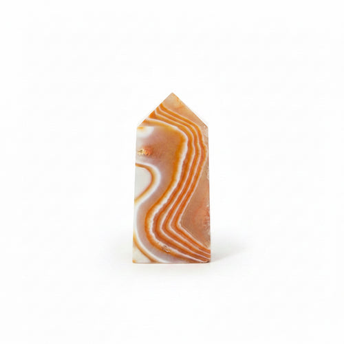 Orange Agate Crystal Tower