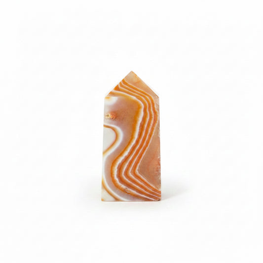 Orange Agate Crystal Tower