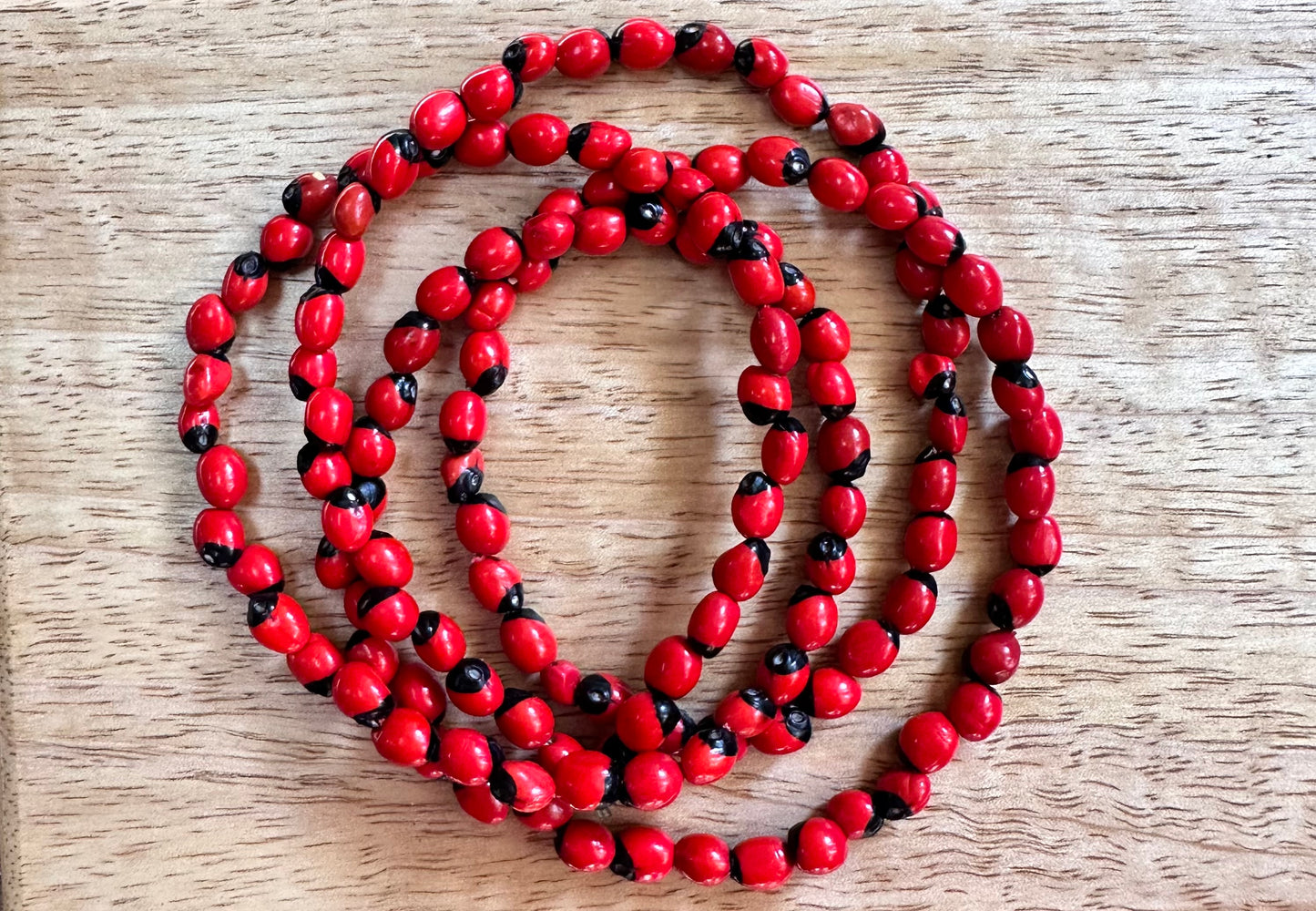 Peonia Necklace | Collar De Peonia | Collar de Huayruro | Collar De Semillas De Peonia | Amuleto Contra las Malas Energia